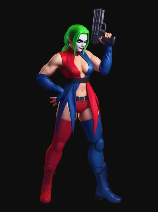 3D model for Harley Quinn