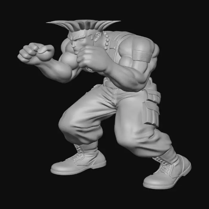 3D model for Guile