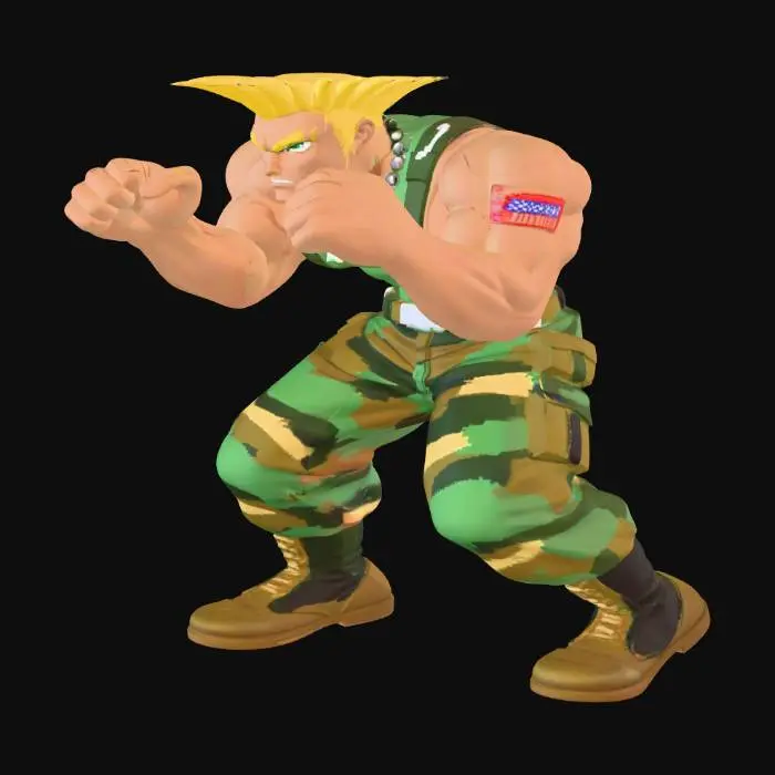 3D model for Guile