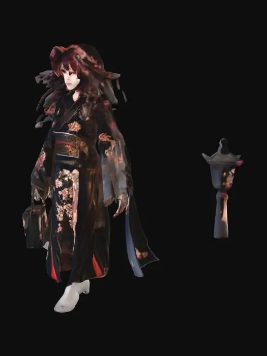 3D model for Night Stroll in Blossom.