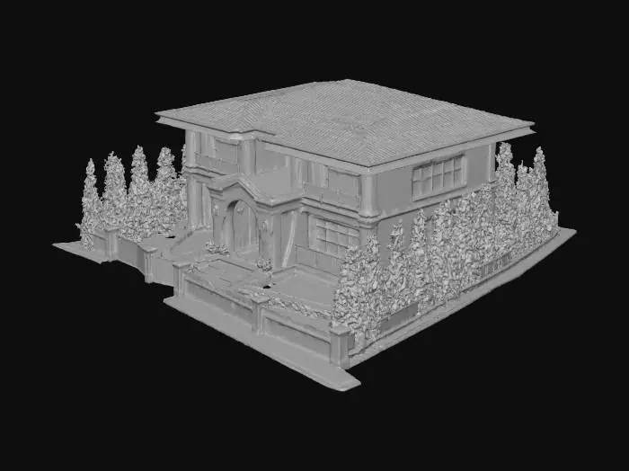 3D model for villa
