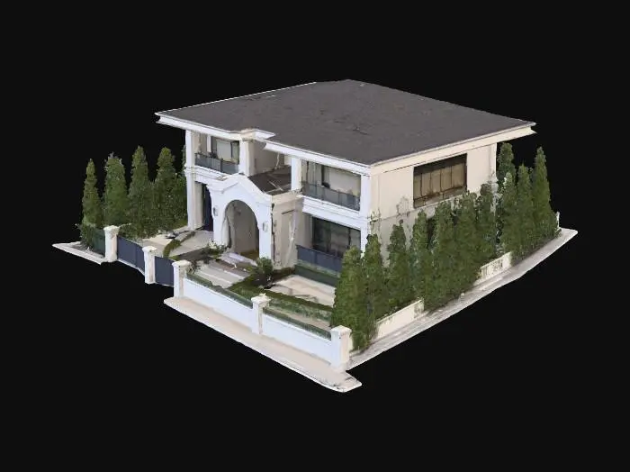 3D model for villa
