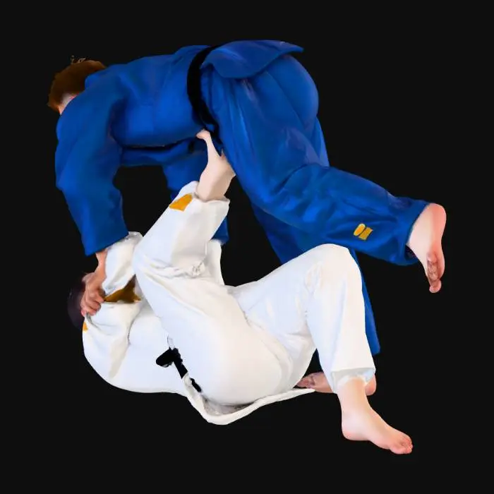 3D model for Judo Throw in Action
