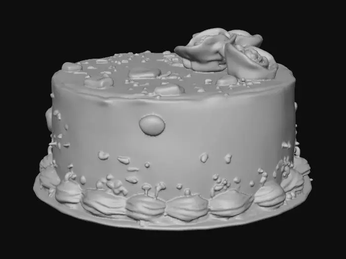 3D model for kawaii cake