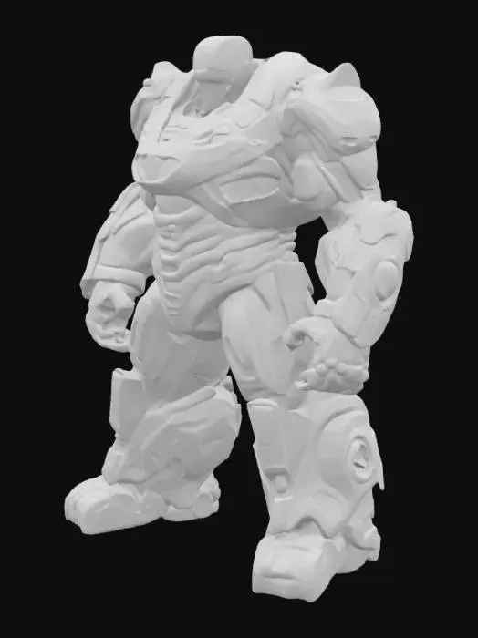 3D model for chaotic ironman hulkbuster version, highly detailed