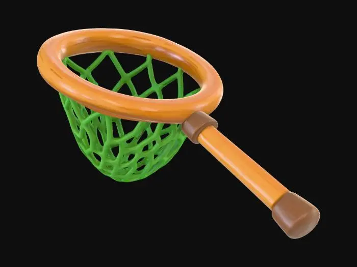 3D model for Fishing Net Handle