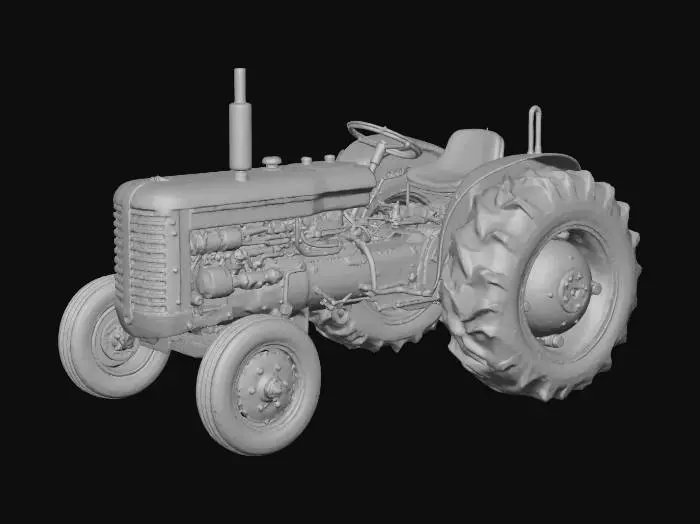 3D model for Vintage Iron Tractor
