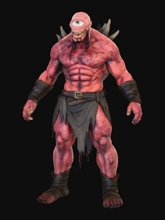 3D model for Cyclopean giant