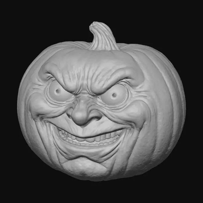 3D model for Sinister Grin Pumpkin
