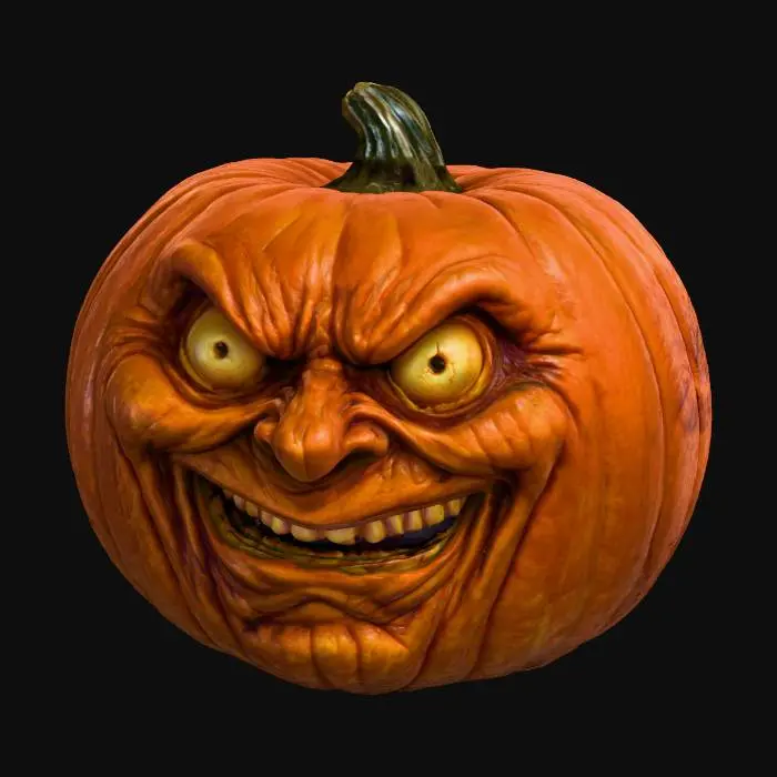 3D model for Sinister Grin Pumpkin