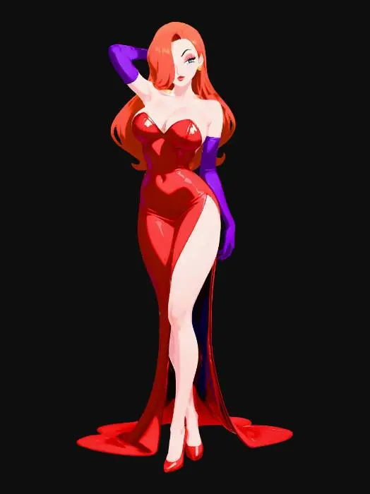 3D model for Jessica Rabbit