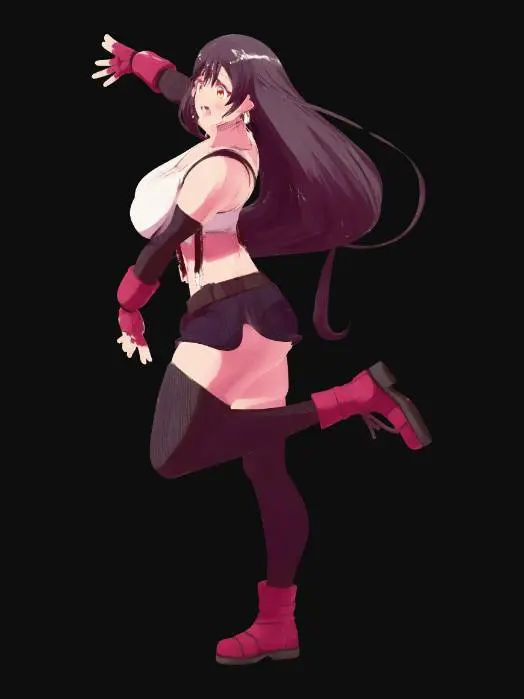 3D model for Show'm What they won, Tifa