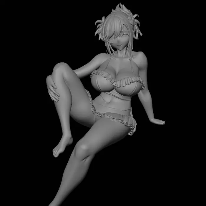 3D model for Hibiscus by the Beach