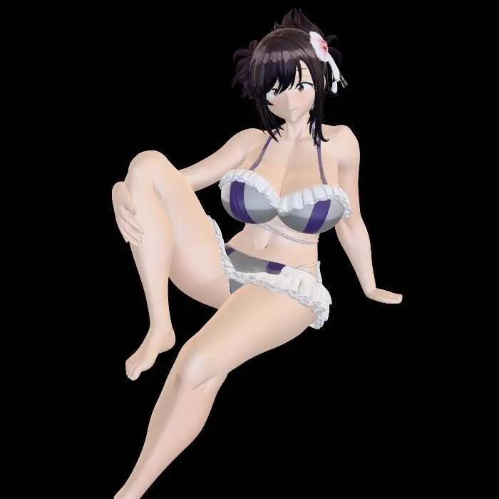 3D model for Hibiscus by the Beach