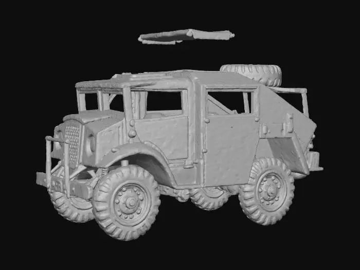 3D model for Armored Truck Model