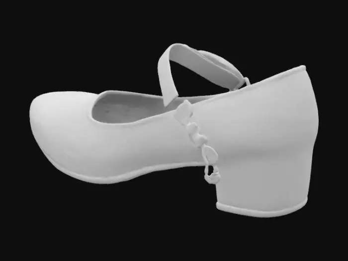 3D model for Sparkling Ruby Shoe