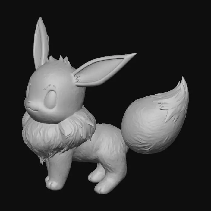 3D model for Eevee Illustration