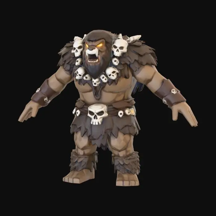 3D model for Savage Warrior