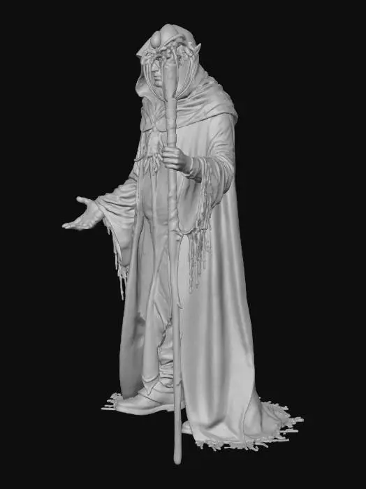 3D model for Drow stregone