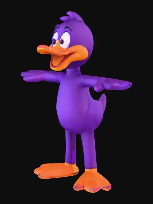 3D model for Purple Duckling