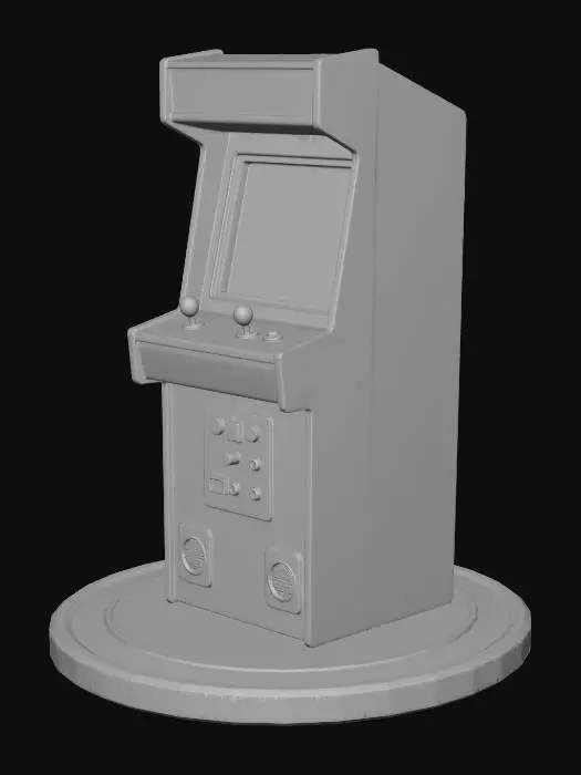 3D model for Retro Arcade Machine