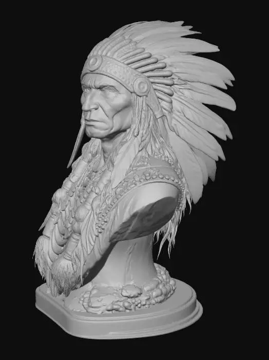 3D model for Indian Native