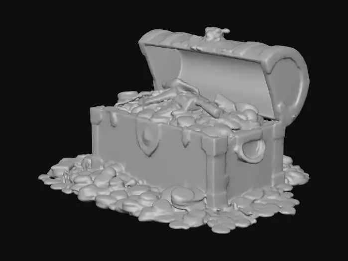 3D model for pirate treasure