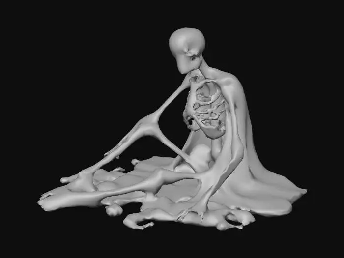 3D model for Old Skeleton remains