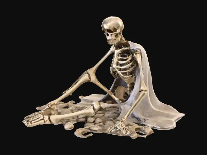 3D model for Old Skeleton remains