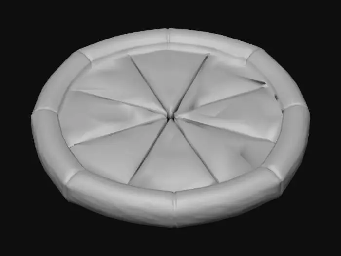 3D model for Polygonal Pizza