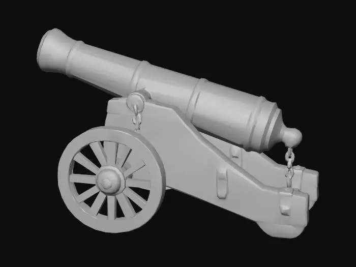 3D model for Historic Cannon