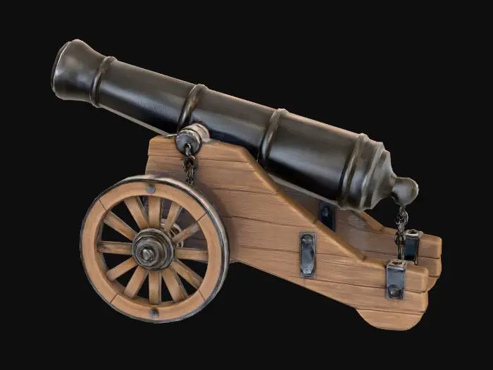 3D model for Historic Cannon