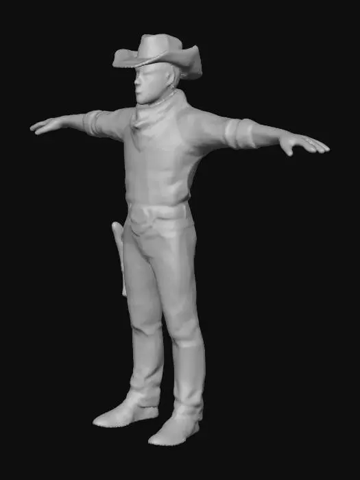 3D model for Cowboy Pose