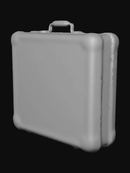 3D model for Red and silver loot case