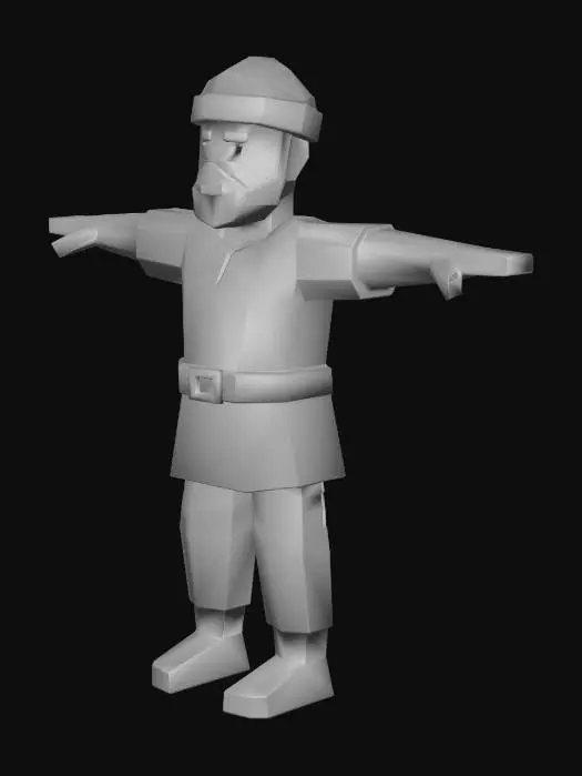 3D model for Lumberjack Character Model
