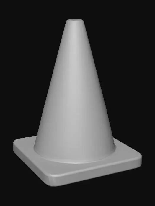 3D model for Orange traffic cone