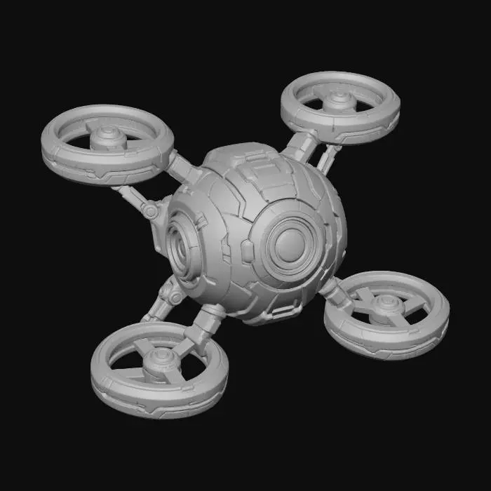 3D model for Emerald Sentinel Drone