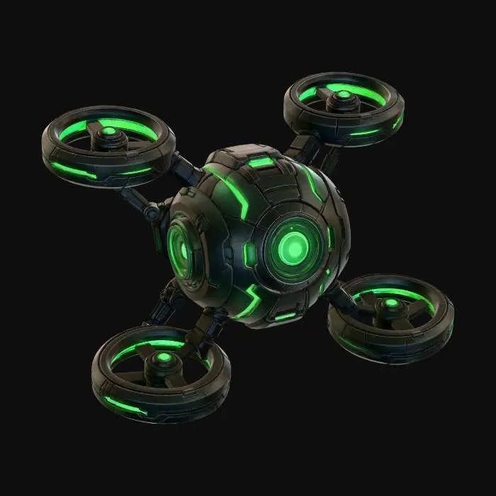 3D model for Emerald Sentinel Drone