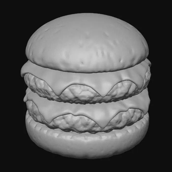 3D model for Double Cheeseburger Stack