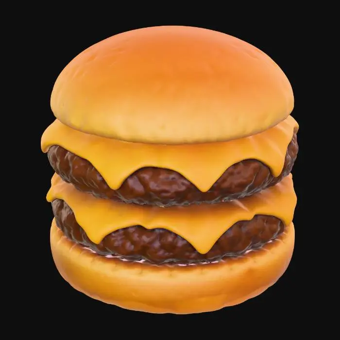 3D model for Double Cheeseburger Stack