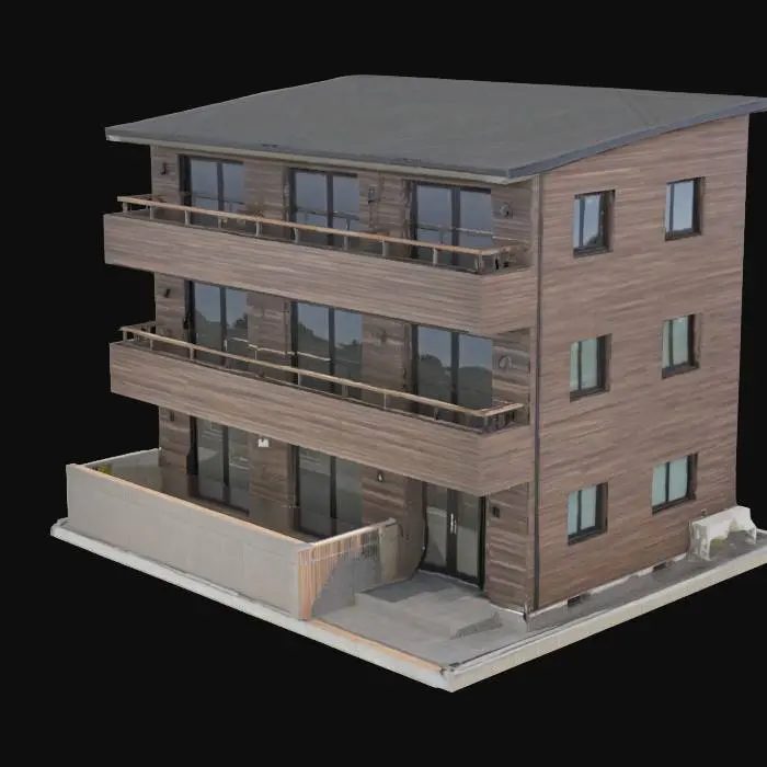 3D model for Three-Story Brick Model