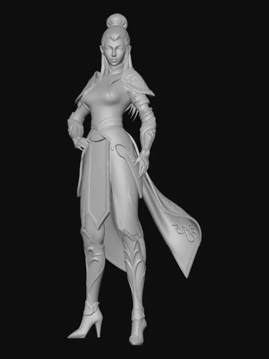 3D model for Create a super woman who looks like Mulan
