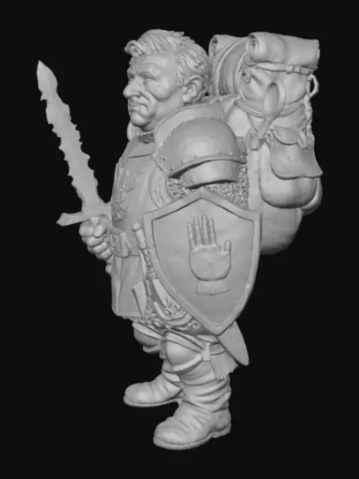 3D model for Armored Adventurer