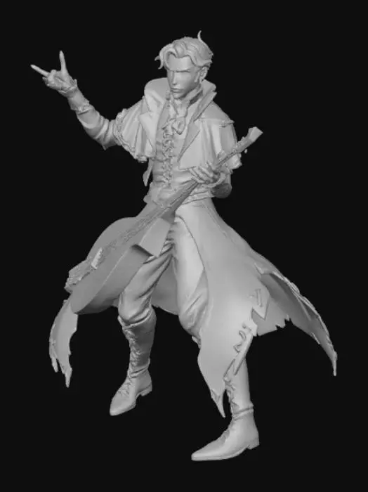 3D model for Rock and Roll Vampire