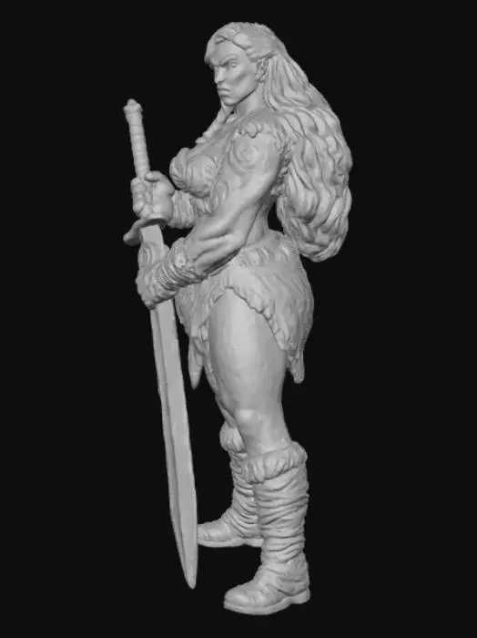 3D model for Warrior of the Wilds