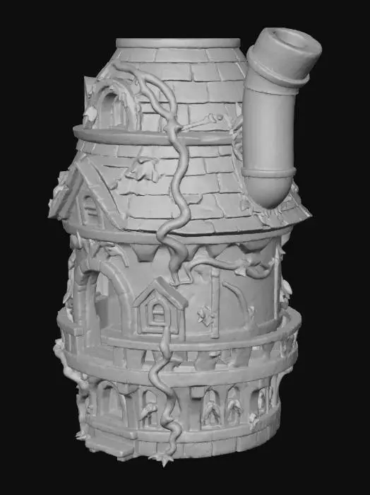 3D model for Teapot Dwelling