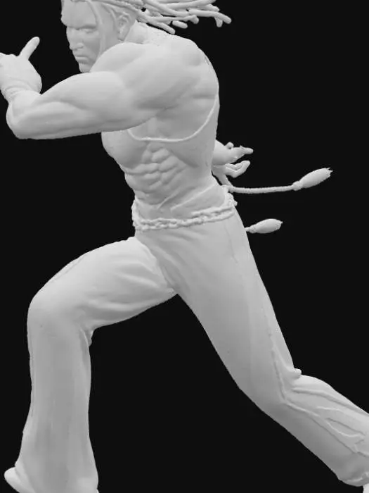 3D model for Capoeira Fighter