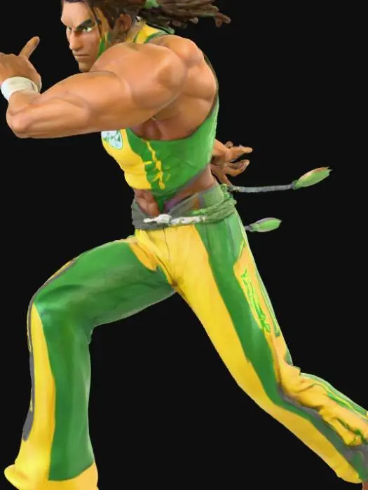 3D model for Capoeira Fighter