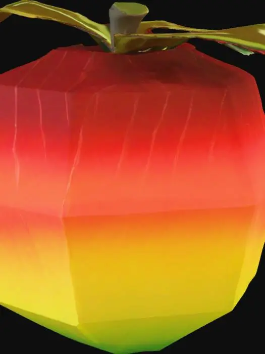 3D model for Polygonal Apple