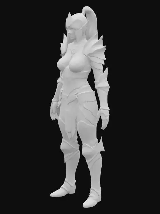 3D model for Dark Paladin